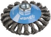 Cone-shaped Wire Brush for Angle Grinder Ø100mm 3Y6P PROFESSIONAL