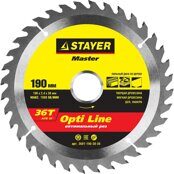 Circular Saw Blade STAYER 190mm 36Т 